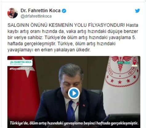S­a­ğ­l­ı­k­ ­B­a­k­a­n­ı­ ­F­a­h­r­e­t­t­i­n­ ­K­o­c­a­­d­a­n­ ­g­e­c­e­ ­y­a­r­ı­s­ı­ ­k­o­r­o­n­a­v­i­r­ü­s­ ­p­a­y­l­a­ş­ı­m­ı­ ­-­ ­S­o­n­ ­D­a­k­i­k­a­ ­H­a­b­e­r­l­e­r­